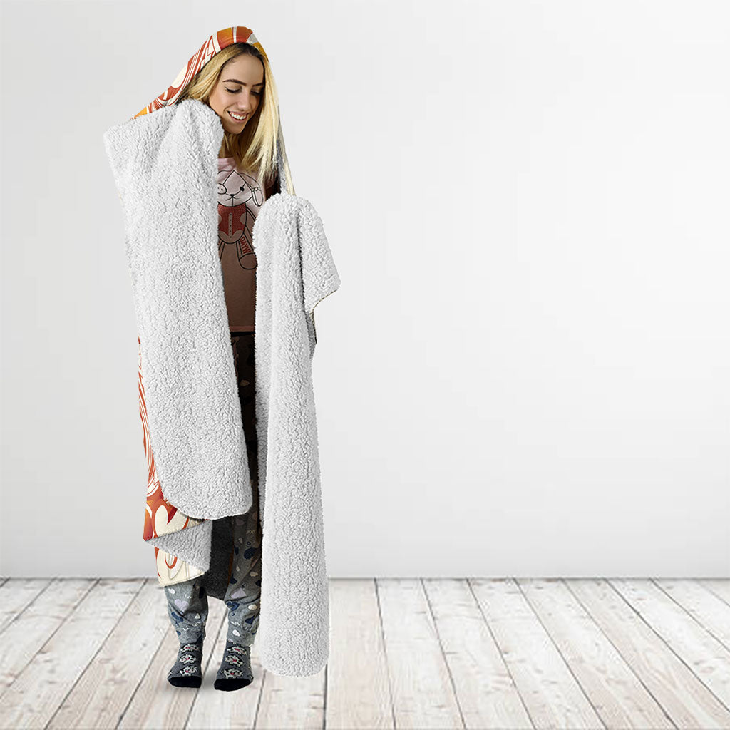Heiva i Tahiti Hooded Blanket Ori Tahitian Dance Tiare Maori