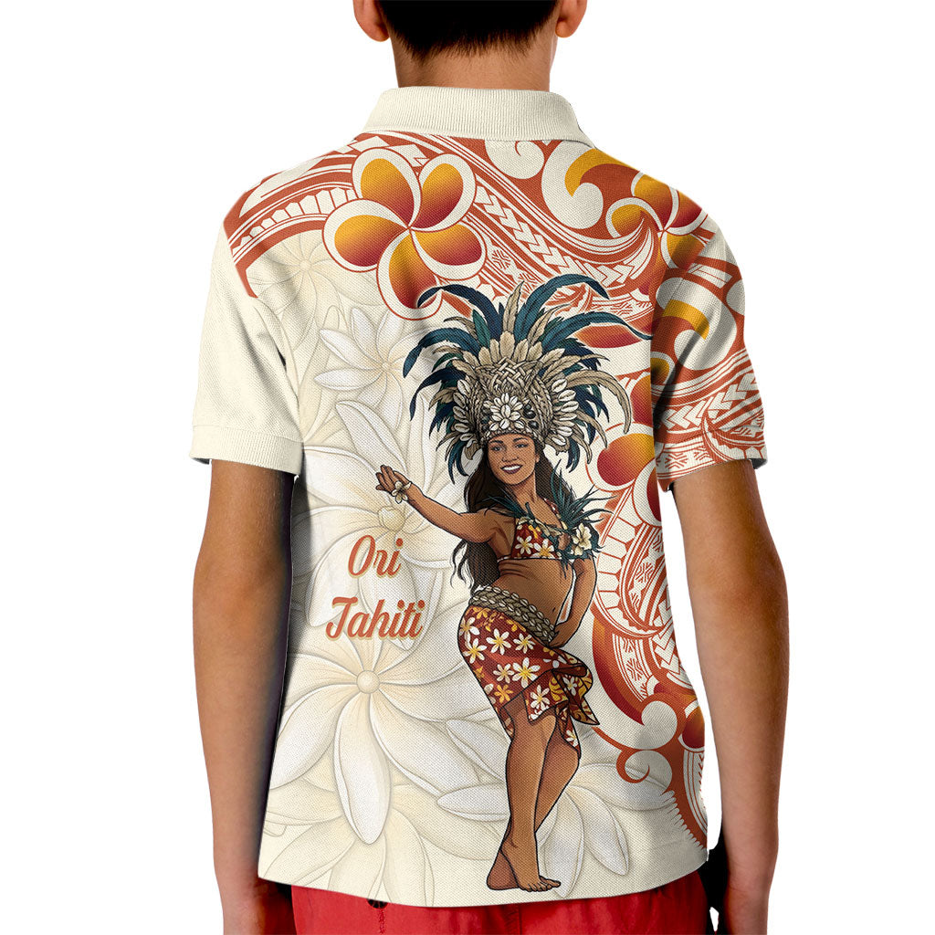 Heiva i Tahiti Kid Polo Shirt Ori Tahitian Dance Tiare Maori