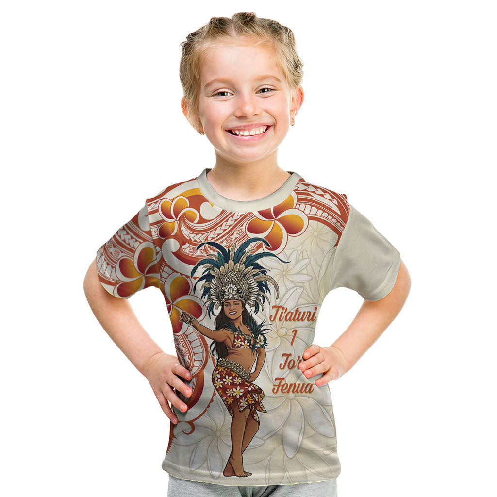 Heiva i Tahiti Kid T Shirt Ori Tahitian Dance Tiare Maori