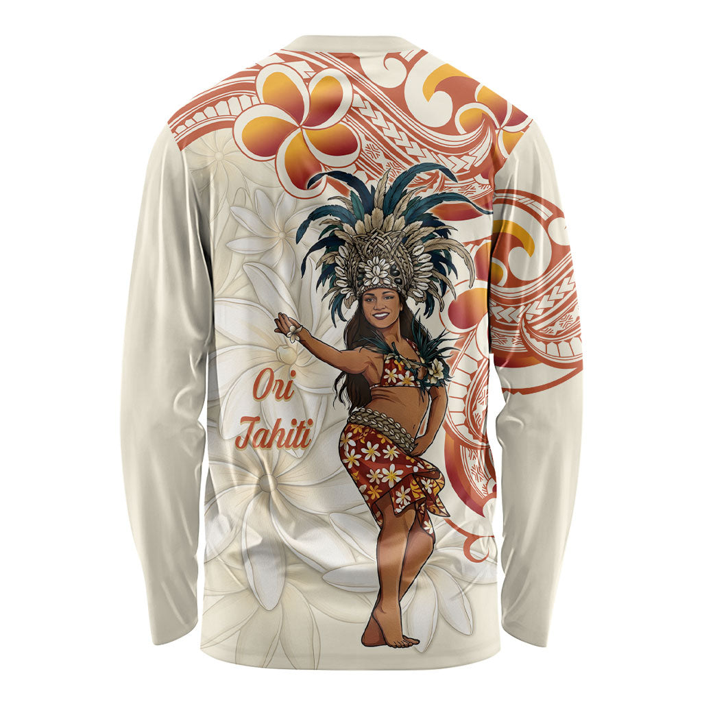 Heiva i Tahiti Long Sleeve Shirt Ori Tahitian Dance Tiare Maori