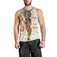 Heiva i Tahiti Men Tank Top Ori Tahitian Dance Tiare Maori