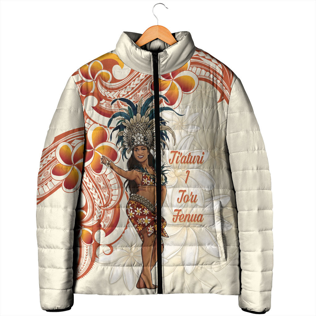 Heiva i Tahiti Padded Jacket Ori Tahitian Dance Tiare Maori