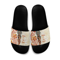 Heiva i Tahiti Slide Sandals Ori Tahitian Dance Tiare Maori