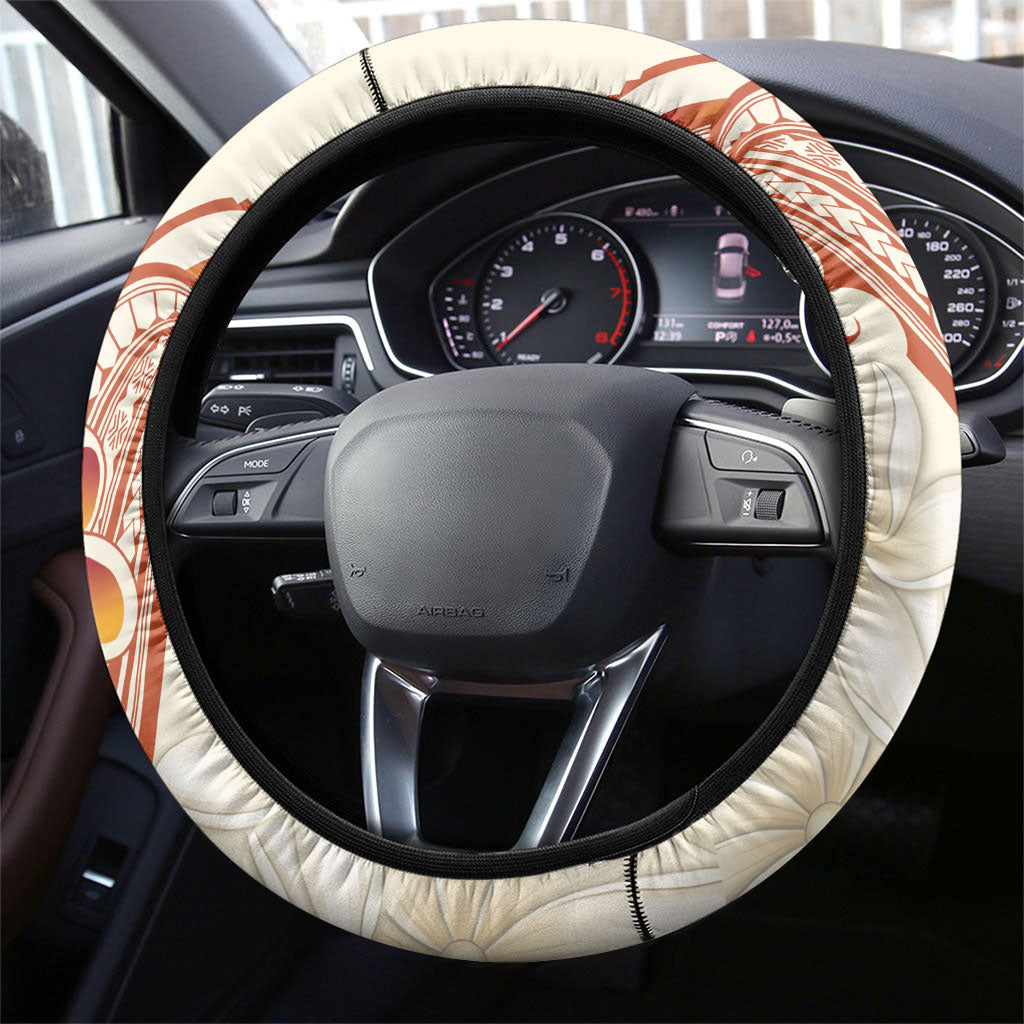 Heiva i Tahiti Steering Wheel Cover Ori Tahitian Dance Tiare Maori