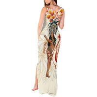Heiva i Tahiti Tank Maxi Dress Ori Tahitian Dance Tiare Maori