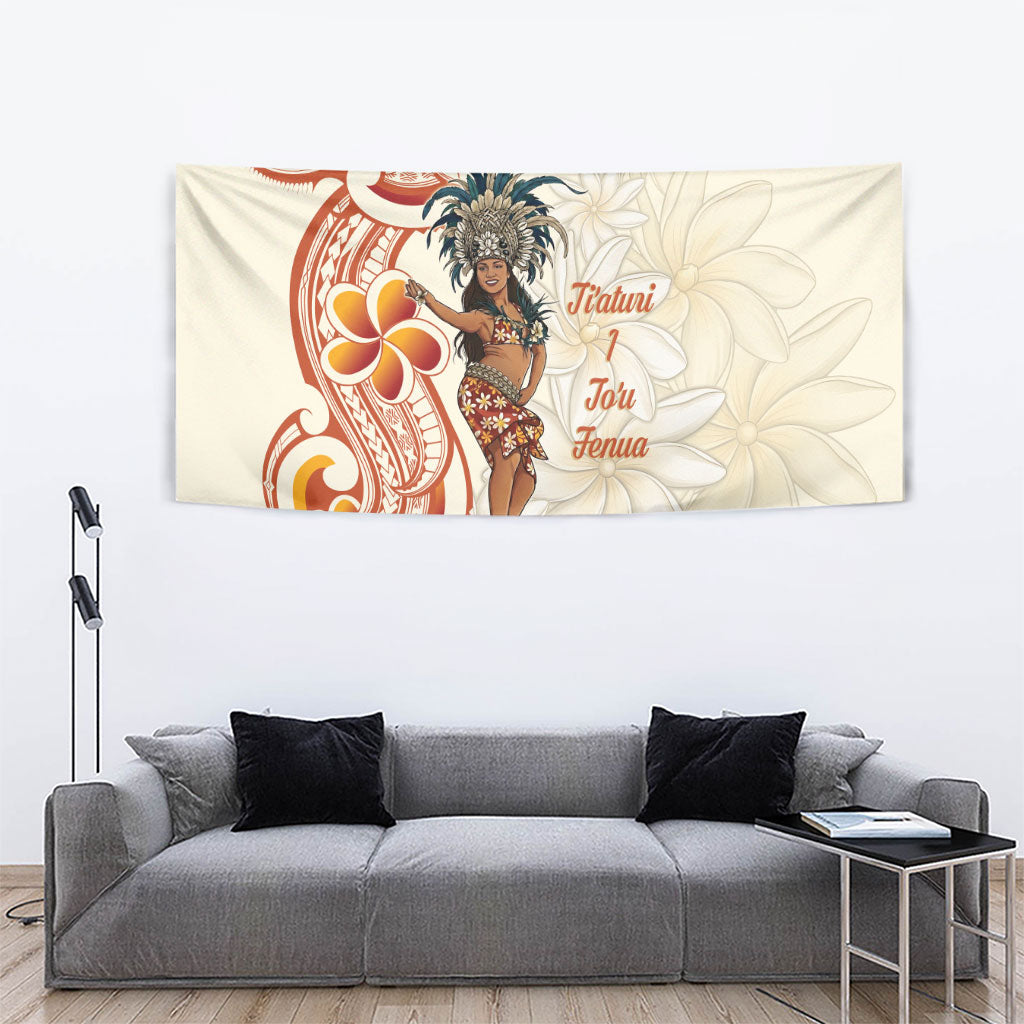 Heiva i Tahiti Tapestry Ori Tahitian Dance Tiare Maori