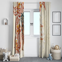 Heiva i Tahiti Window Curtain Ori Tahitian Dance Tiare Maori