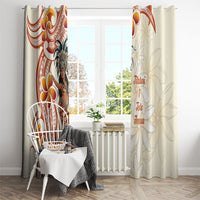 Heiva i Tahiti Window Curtain Ori Tahitian Dance Tiare Maori
