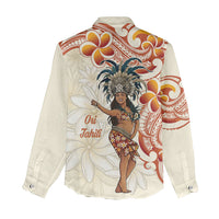 Heiva i Tahiti Women Casual Shirt Ori Tahitian Dance Tiare Maori