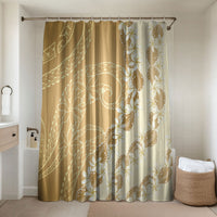 Heiva i Tahiti Bathroom Set Tahitian Tiare Maori Cowrie Lei Brown