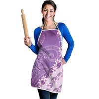 Heiva i Tahiti Apron Tahitian Tiare Maori Cowrie Lei Purple