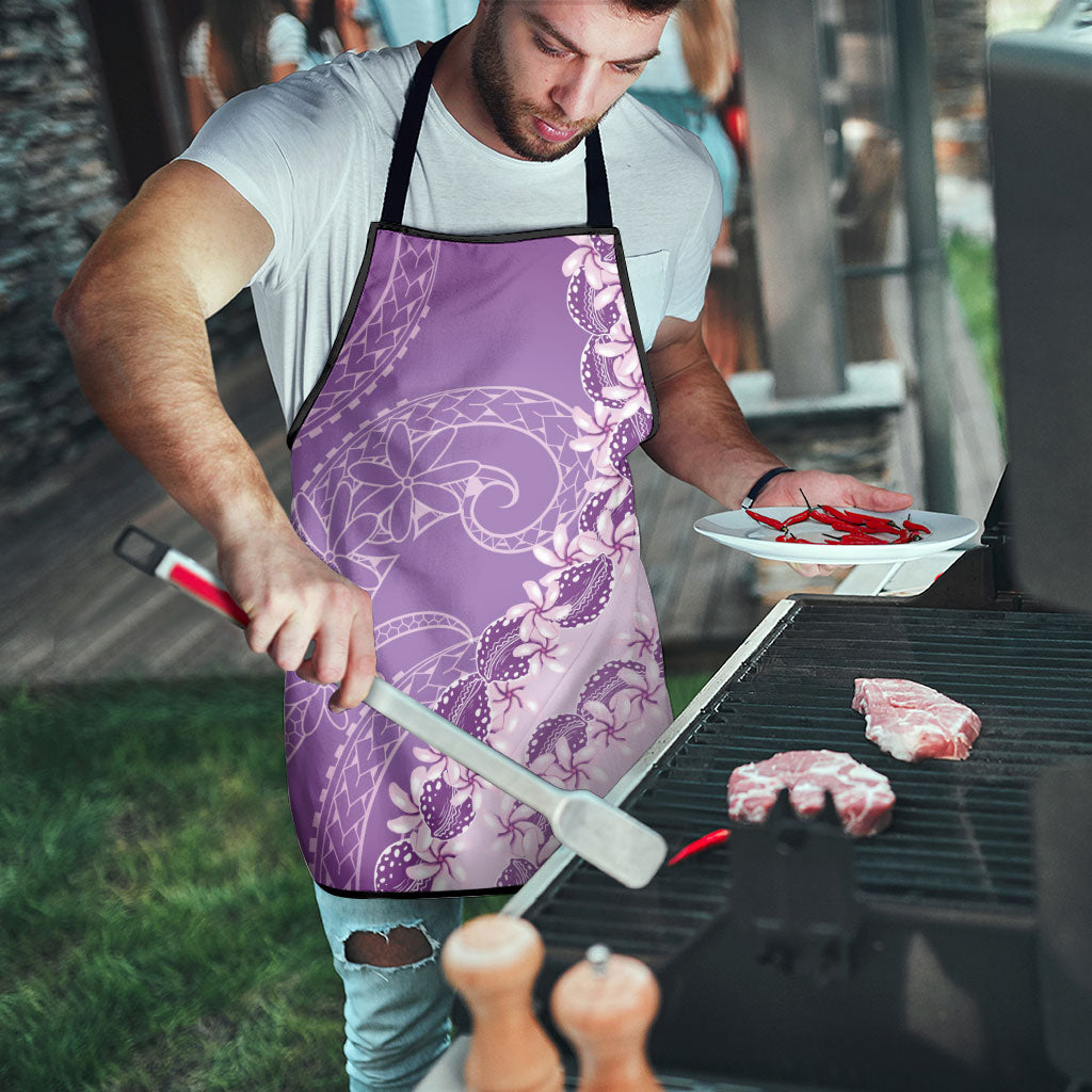 Heiva i Tahiti Apron Tahitian Tiare Maori Cowrie Lei Purple