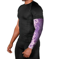Heiva i Tahiti Arm Sleeves Tahitian Tiare Maori Cowrie Lei Purple