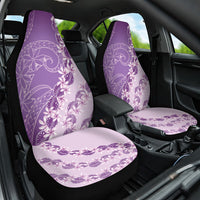 Heiva i Tahiti Car Seat Cover Tahitian Tiare Maori Cowrie Lei Purple LT14 One Size Purple - Polynesian Pride