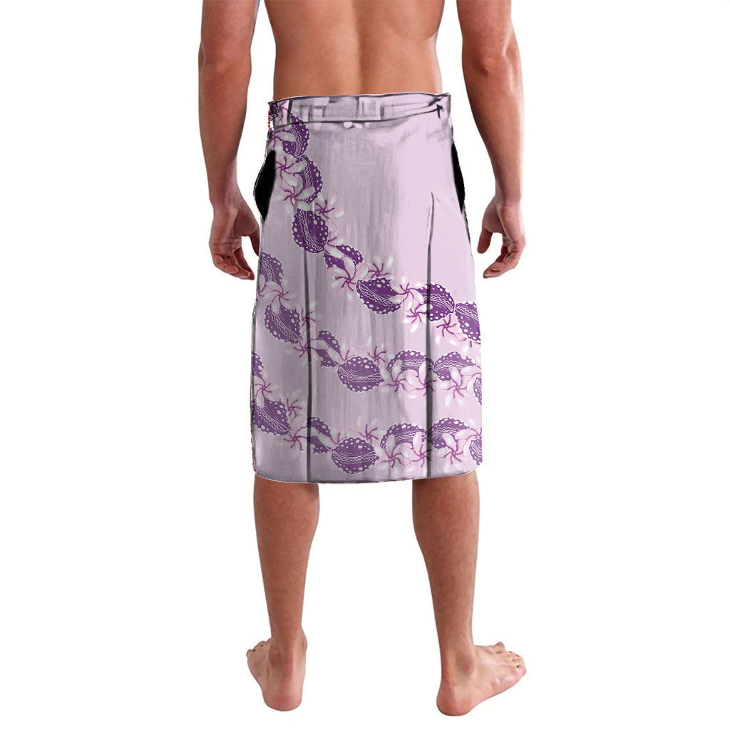 Heiva i Tahiti Lavalava Tahitian Tiare Maori Cowrie Lei Purple