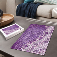 Heiva i Tahiti Puzzle Tahitian Tiare Maori Cowrie Lei Purple