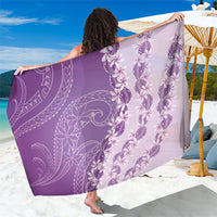 Heiva i Tahiti Sarong Tahitian Tiare Maori Cowrie Lei Purple LT14 One Size 44 x 66 inches Purple - Polynesian Pride