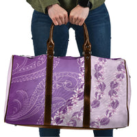 Heiva i Tahiti Travel Bag Tahitian Tiare Maori Cowrie Lei Purple LT14 Purple - Polynesian Pride
