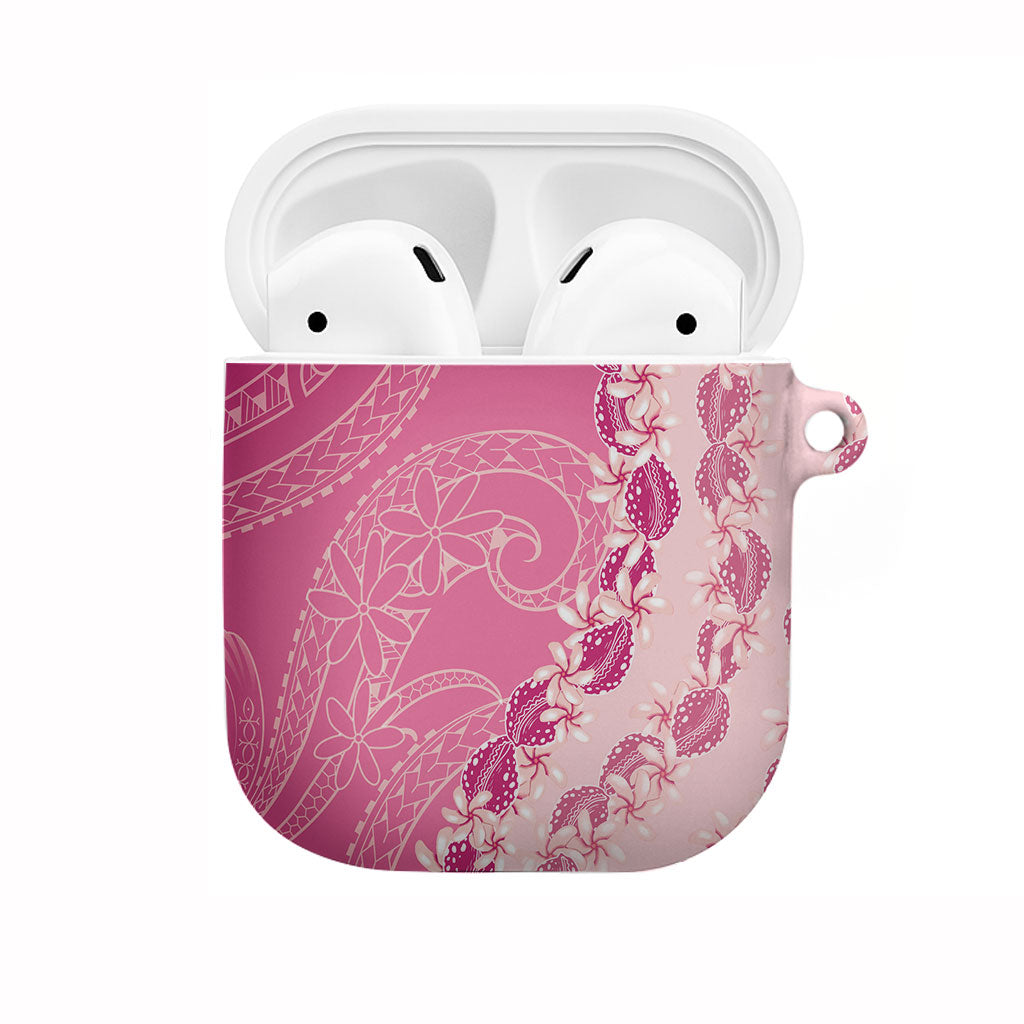 Heiva i Tahiti AirPods Case Tahitian Tiare Maori Cowrie Lei Pink