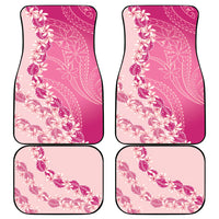 Heiva i Tahiti Car Mats Tahitian Tiare Maori Cowrie Lei Pink