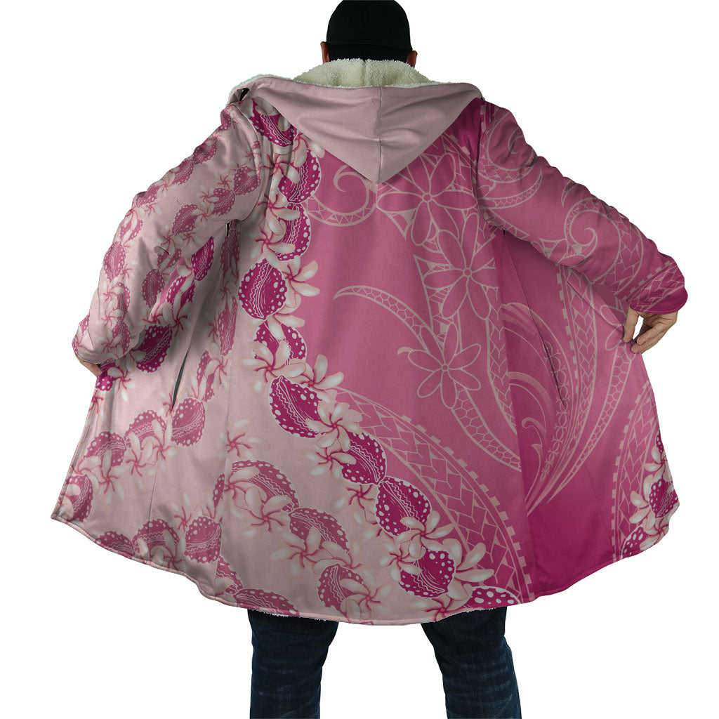 Heiva i Tahiti Cloak Tahitian Tiare Maori Cowrie Lei Pink