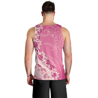 Heiva i Tahiti Men Tank Top Tahitian Tiare Maori Cowrie Lei Pink