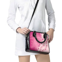 Heiva i Tahiti Shoulder Handbag Tahitian Tiare Maori Cowrie Lei Pink