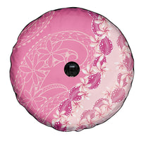 Heiva i Tahiti Spare Tire Cover Tahitian Tiare Maori Cowrie Lei Pink