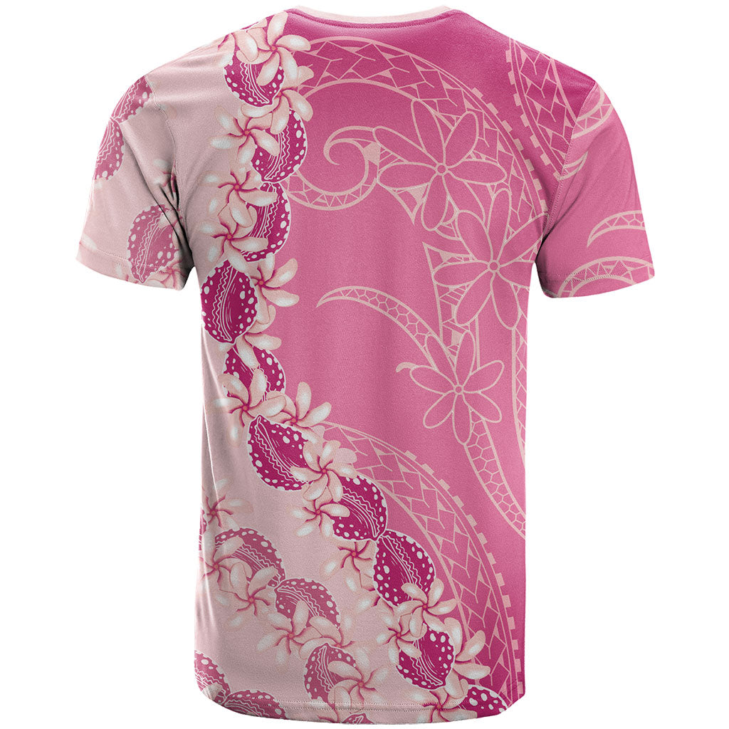 Heiva i Tahiti T Shirt Tahitian Tiare Maori Cowrie Lei Pink