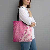 Heiva i Tahiti Tote Bag Tahitian Tiare Maori Cowrie Lei Pink