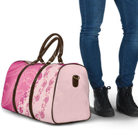 Heiva i Tahiti Travel Bag Tahitian Tiare Maori Cowrie Lei Pink