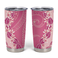 Heiva i Tahiti Tumbler Cup Tahitian Tiare Maori Cowrie Lei Pink