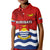 Polynesian Pride Kiribati Independence Day Kid Polo Shirt Happy 44th Anniversary Flag Style LT14 Kid Red - Polynesian Pride