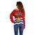 Polynesian Pride Kiribati Independence Day Off Shoulder Sweater Happy 44th Anniversary Flag Style LT14 - Polynesian Pride