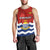 Personalised Kiribati Independence Day Men Tank Top Happy 44th Anniversary Flag Style LT14 - Polynesian Pride