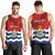 Personalised Kiribati Independence Day Men Tank Top Happy 44th Anniversary Flag Style LT14 - Polynesian Pride