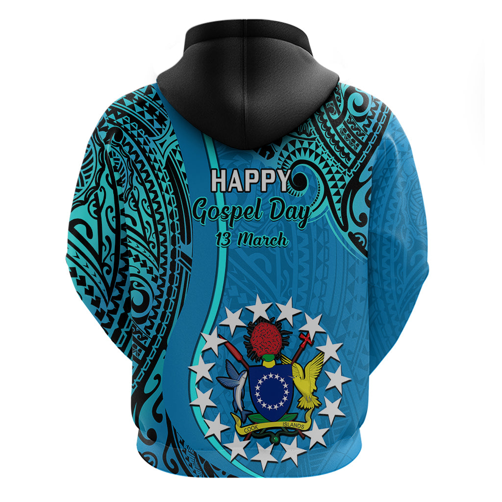13 March Penrhyn Island Gospel Day Hoodie Cook Islands Tribal Pattern LT14 - Polynesian Pride