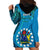 13 March Penrhyn Island Gospel Day Hoodie Dress Cook Islands Tribal Pattern LT14 - Polynesian Pride