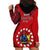 20 July Atiu Island Gospel Day Hoodie Dress Cook Islands Tribal Pattern LT14 - Polynesian Pride