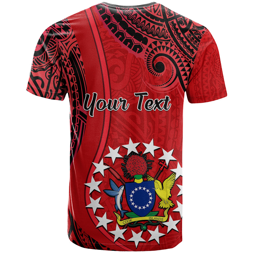 Custom 20 July Atiu Island Gospel Day T Shirt Cook Islands Tribal Pattern LT14 - Polynesian Pride