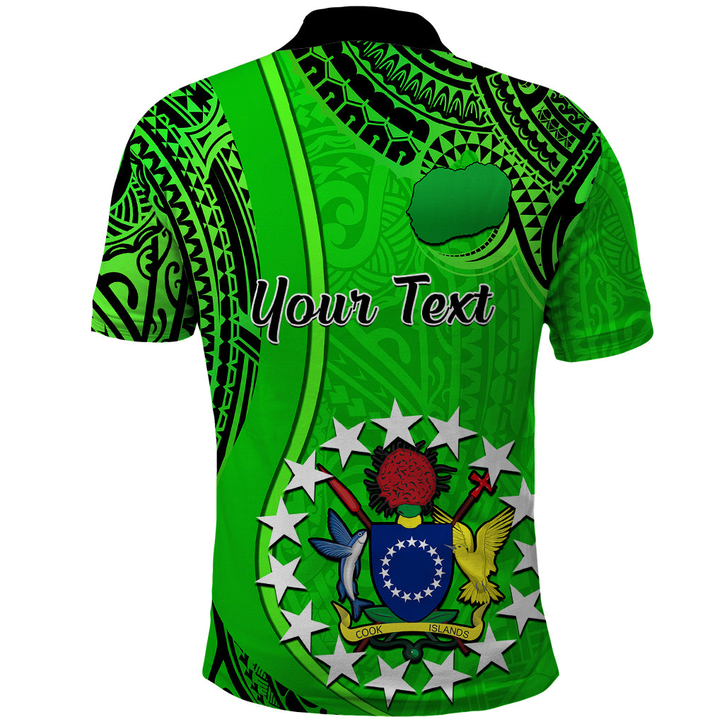 Custom 25 July Rarotonga Island Gospel Day Polo Shirt Cook Islands Tribal Pattern LT14 - Polynesian Pride