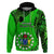 21 July Mitiaro Island Gospel Day Hoodie Cook Islands Tribal Pattern LT14 Pullover Hoodie Green - Polynesian Pride