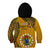 8 August Manihiki Island Gospel Day Kid Hoodie Cook Islands Tribal Pattern LT14 - Polynesian Pride