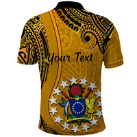 Custom 8 August Manihiki Island Gospel Day Polo Shirt Cook Islands Tribal Pattern LT14 - Polynesian Pride