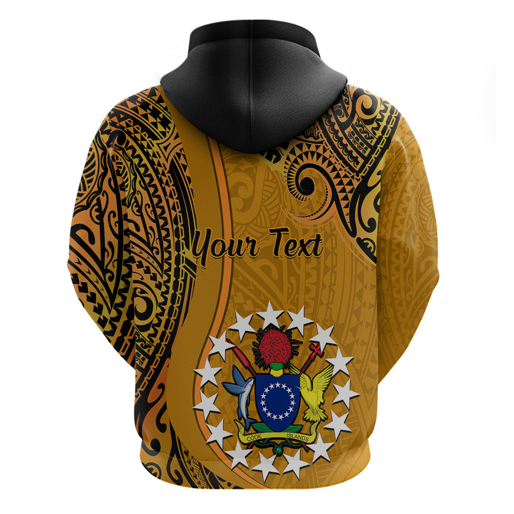Custom 15 August Rakahanga Island Gospel Day Hoodie Cook Islands Tribal Pattern LT14 - Polynesian Pride