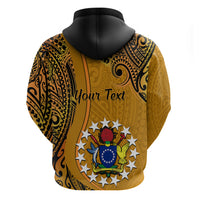 Custom 15 August Rakahanga Island Gospel Day Hoodie Cook Islands Tribal Pattern LT14 - Polynesian Pride