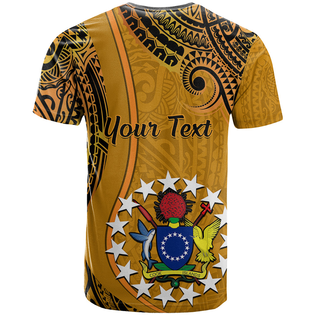 Custom 15 August Rakahanga Island Gospel Day T Shirt Cook Islands Tribal Pattern LT14 - Polynesian Pride