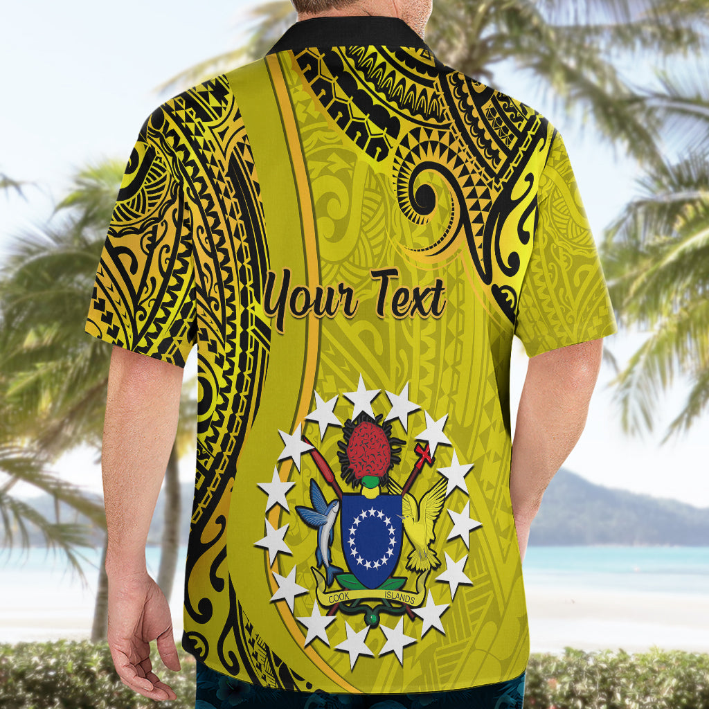 Personalised 27 October Aitutaki Island Gospel Day Hawaiian Shirt Cook Islands Tribal Pattern LT14 - Polynesian Pride