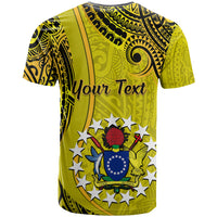 Custom 27 October Aitutaki Island Gospel Day T Shirt Cook Islands Tribal Pattern LT14 - Polynesian Pride