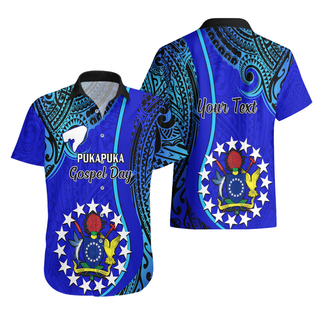 Personalised 8 December Pukapuka Island Gospel Day Hawaiian Shirt Cook Islands Tribal Pattern LT14 - Polynesian Pride